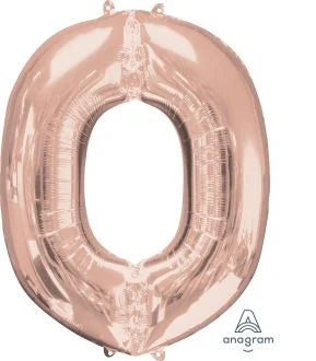 34” Rose Gold Letter Foil Balloon