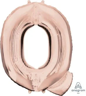 34” Rose Gold Letter Foil Balloon