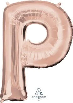 34” Rose Gold Letter Foil Balloon