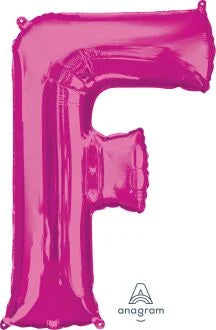 34” Pink Letter Foil Balloon Anagram