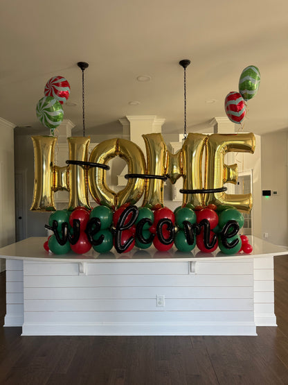 "Welcome Home" Deluxe Balloon Bouquet