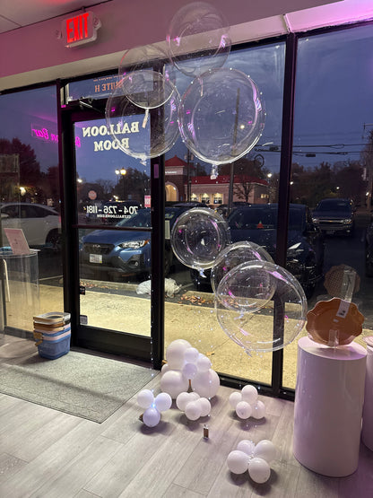 Transparent Clearz Balloon with String Light
