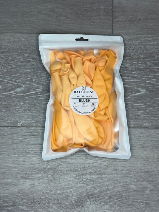 Blush Balloon Multi-Size Pack