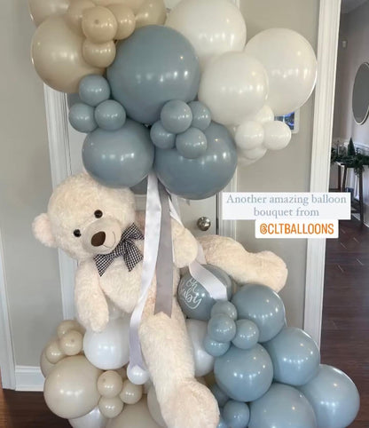 Oh Baby Balloon Bouquet with Teddy Bear