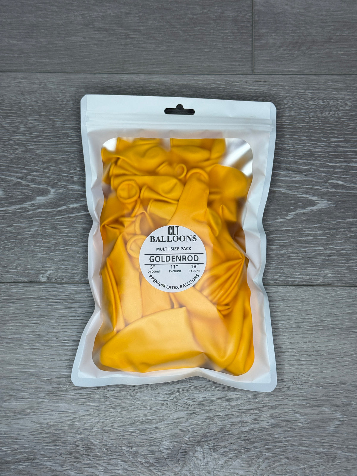Goldenrod Balloon Multi-Size Pack