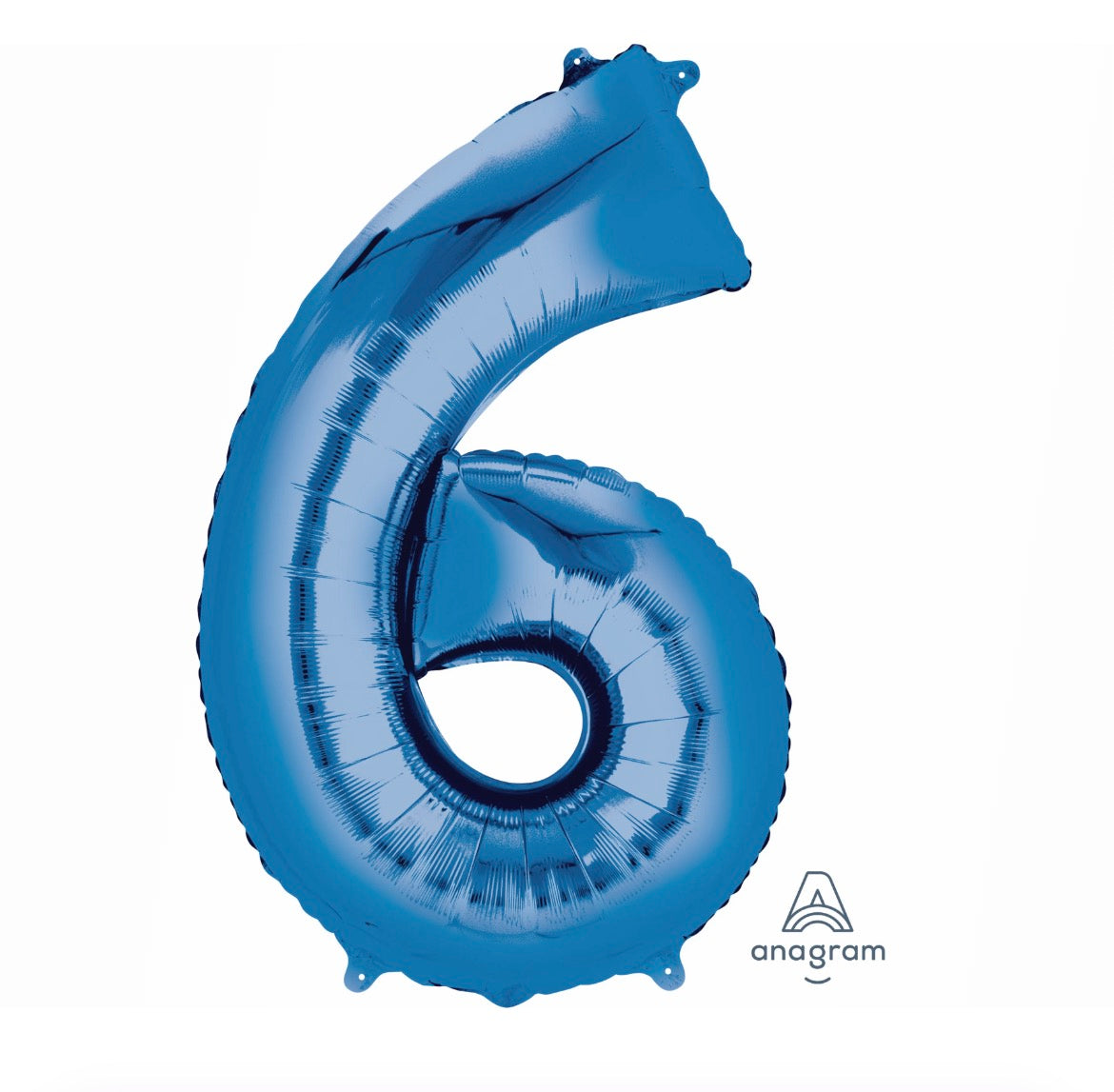 34” Royal Blue Number Foil Balloon Convergram