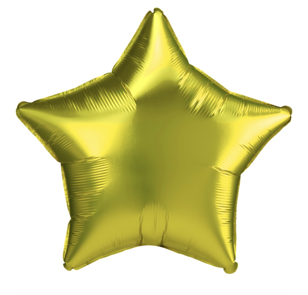 18” Satin Luxe Lemon Star Balloon