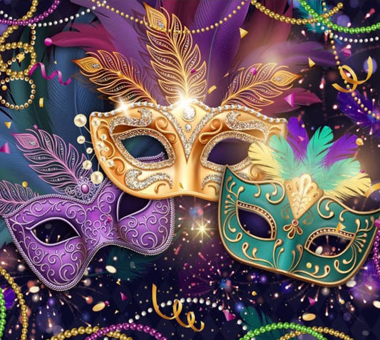 Masquerade Backdrop Wall Rental