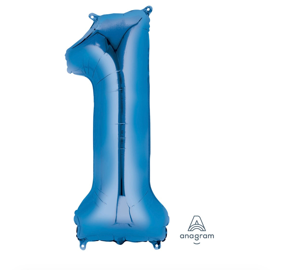 34” Royal Blue Number Foil Balloon Convergram
