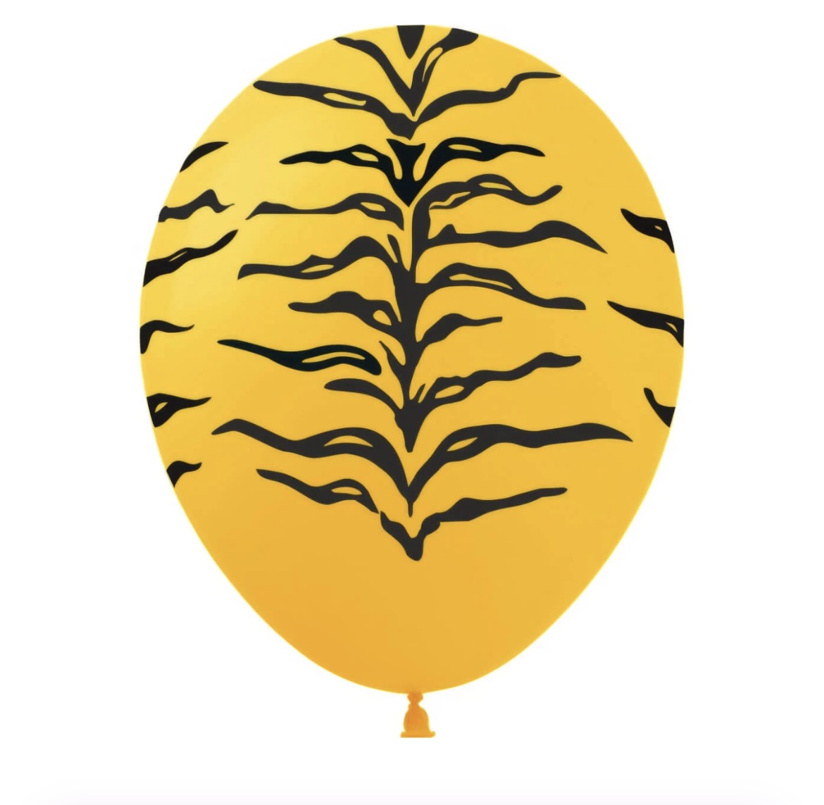 11” Tiger Print Helium Inflated Latex Balloon