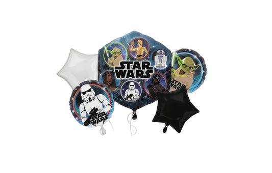 Star Wars Galaxy Foil Balloon Bouquet