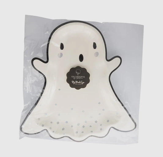 Boo Ghost Shaped Dinner Plate