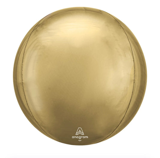 Orbz 21" White Gold Balloon