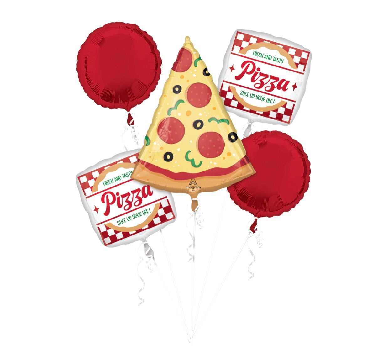 Balloon Bouquet Pizza Party