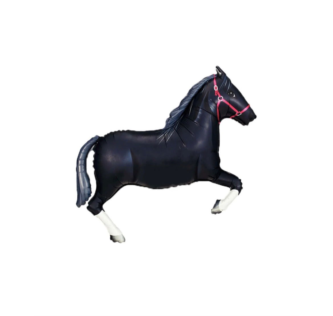 37” Matte Black Horse Balloon