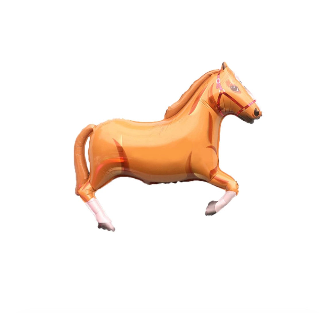 40” Light Brown Horse Balloon