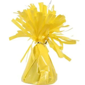 Yellow Fringe Balloon Weight