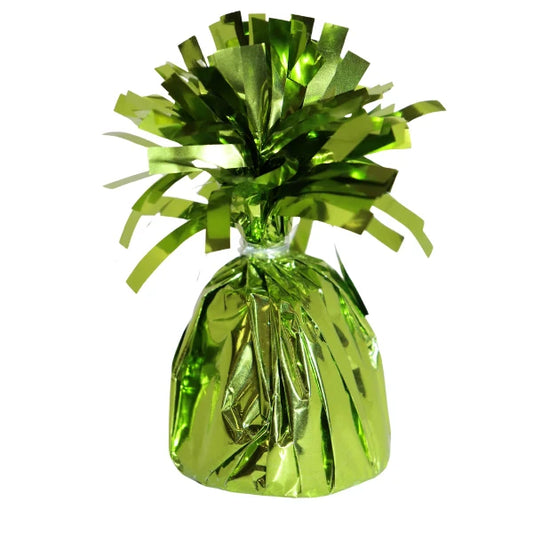 Lime Green Fringe Balloon Weight