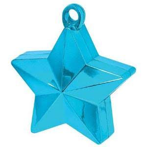 Light Blue Star Balloon Weight