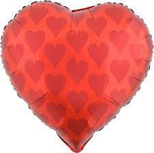 18" Heart Casino Balloon