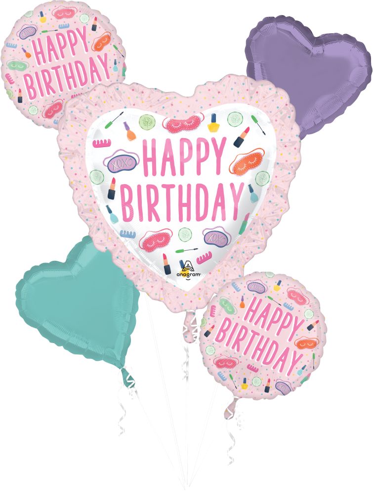 Spa Party Balloon Bouquet