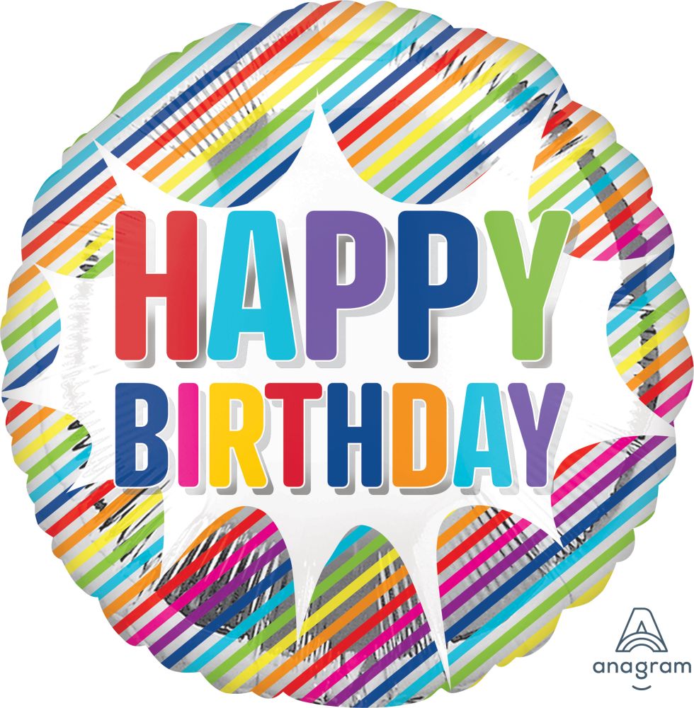 Happy Birthday Jumbo Foil Balloon