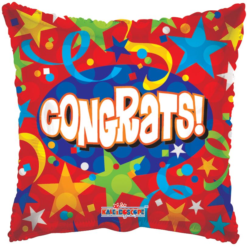 18" Congrats Red Balloon