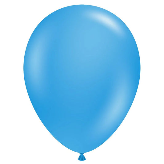 Standard Blue Helium Inflated Latex Balloon