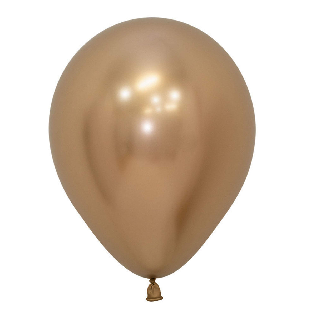 Reflex Gold Helium Inflated Latex Balloon