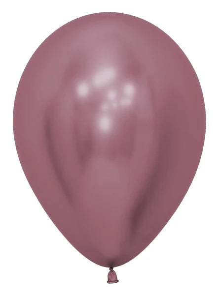 Reflex Pink Helium Inflated Latex Balloon