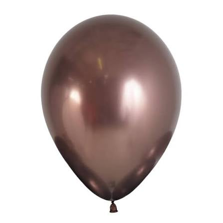 Reflex Truffle Helium Inflated Latex Balloon
