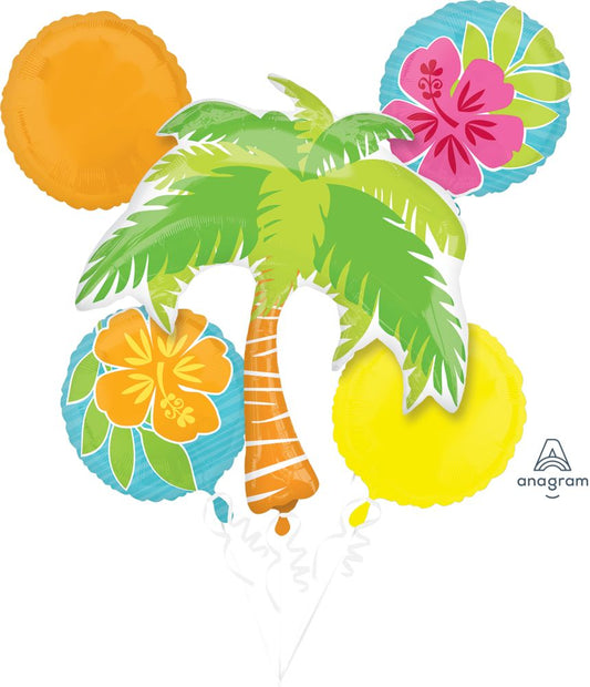 Summer Scene Tropical Balloon Bouquet