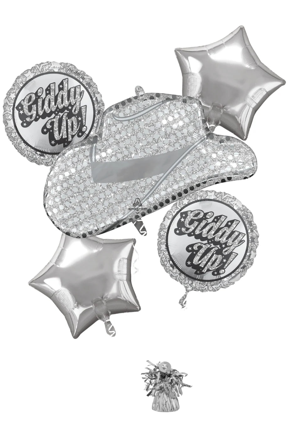 Disco Giddy Up Balloon Bouquet
