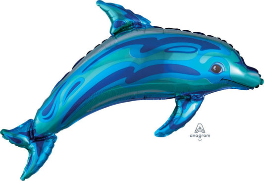 Blue Dolphin SuperShape Balloon