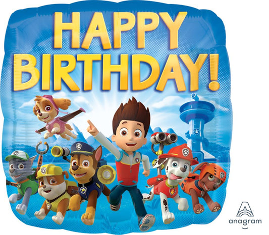 18” Paw Patrol Happy Birthday Balloon