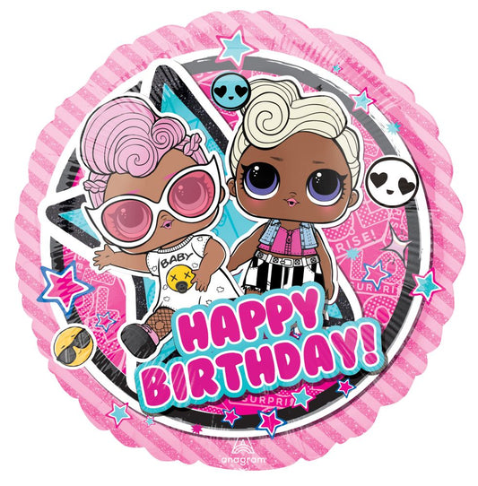 18” LOL Doll Happy Birthday Balloon