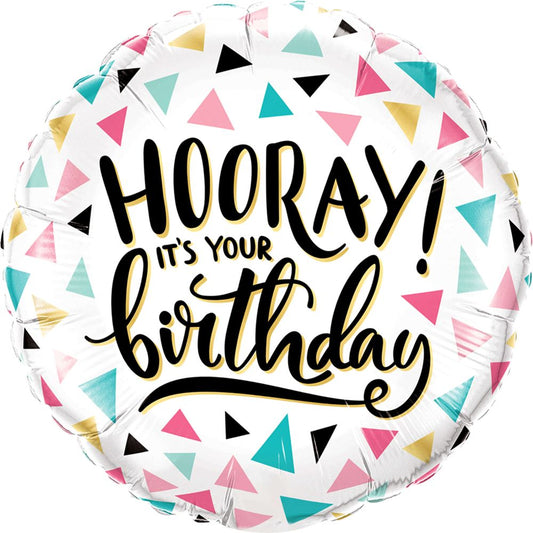 18” Hooray! It’s Your Birthday Balloon