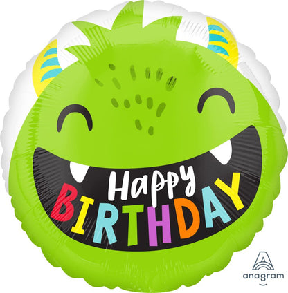 18” Happy Birthday Little Monsters Balloon