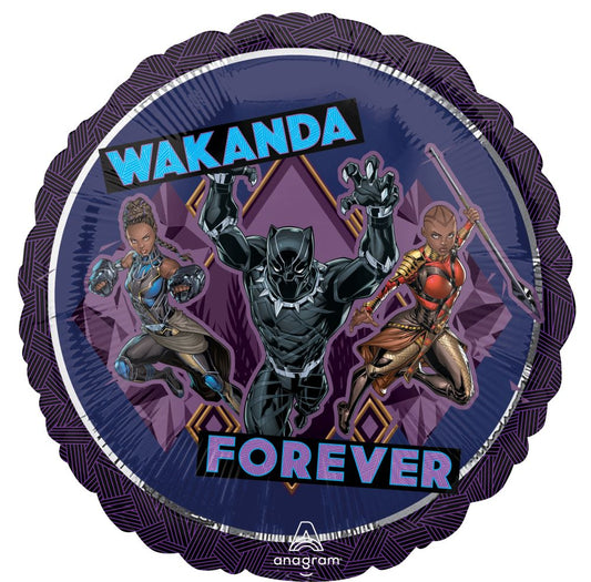 18” Black Panther Wakanda Forever Balloon