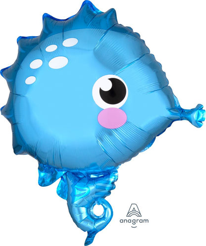 18" Sea Horse Shape Balloon