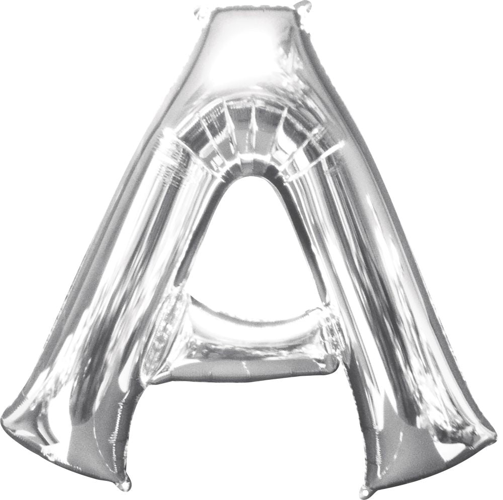 Silver Letter Foil Balloon