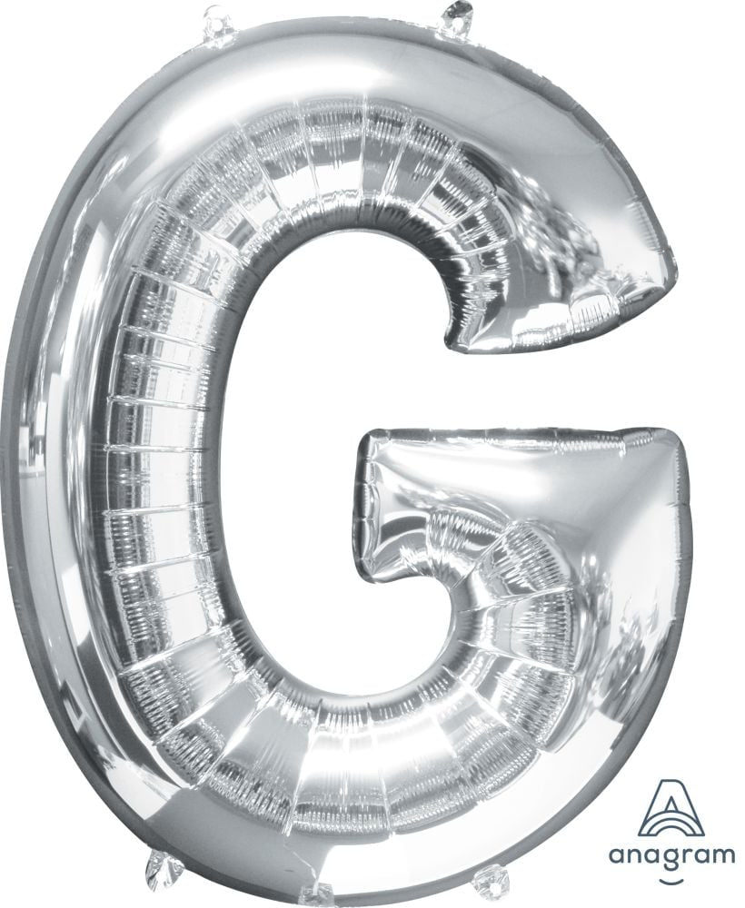 Silver Letter Foil Balloon