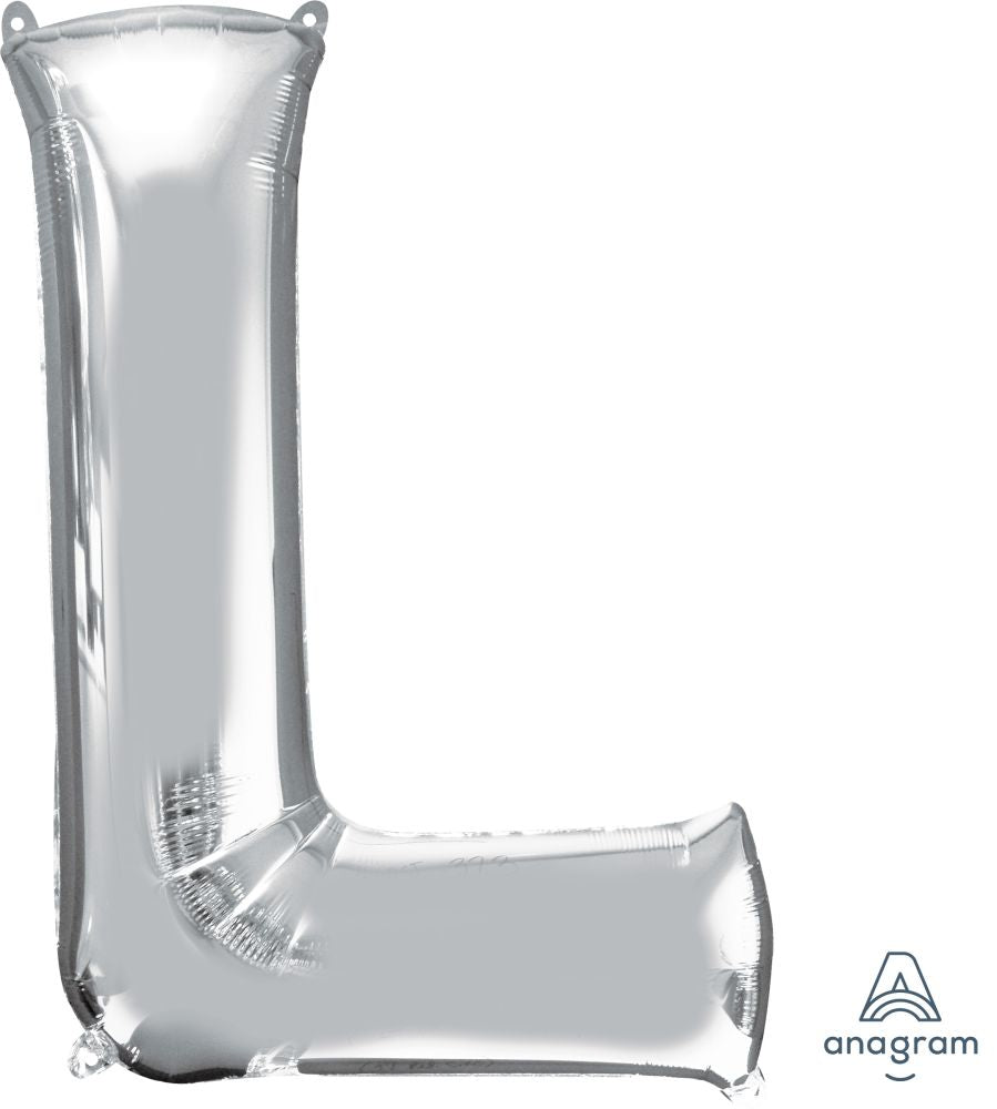 Silver Letter Foil Balloon