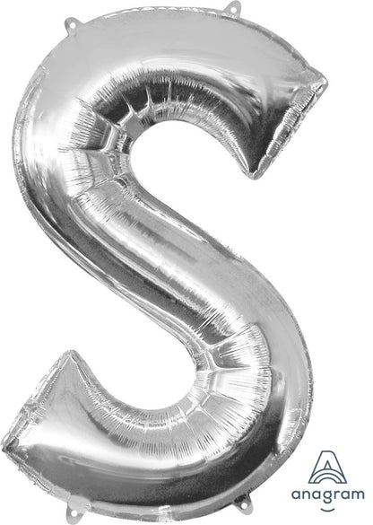 Silver Letter Foil Balloon