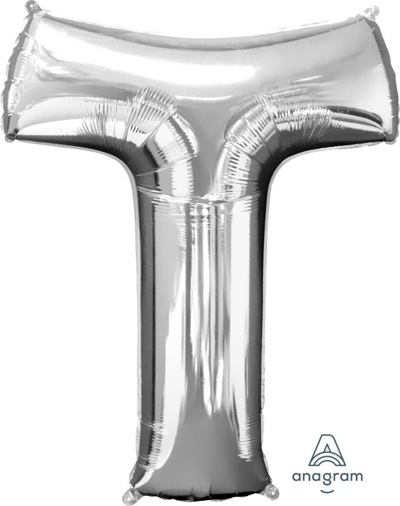 Silver Letter Foil Balloon