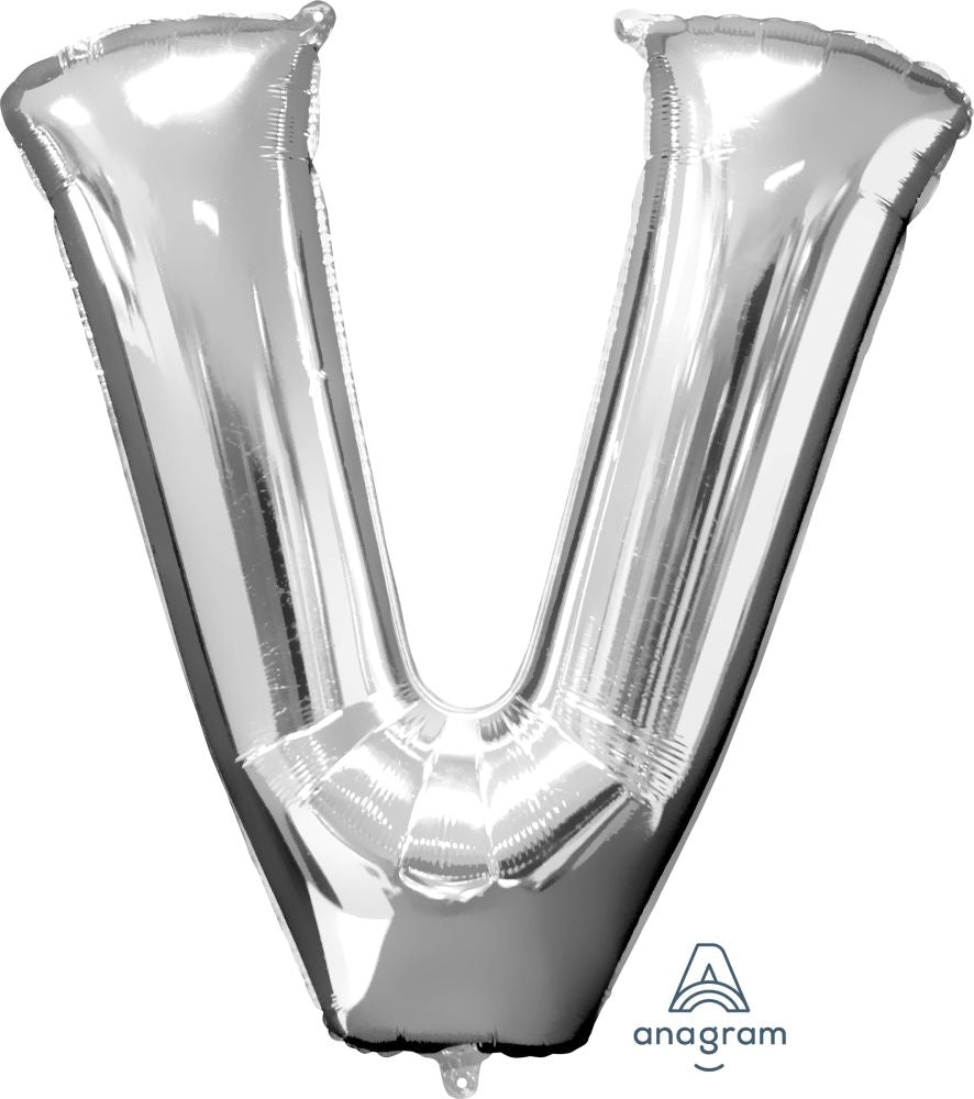 Silver Letter Foil Balloon