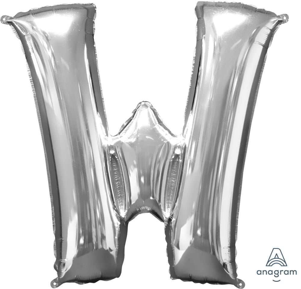Silver Letter Foil Balloon
