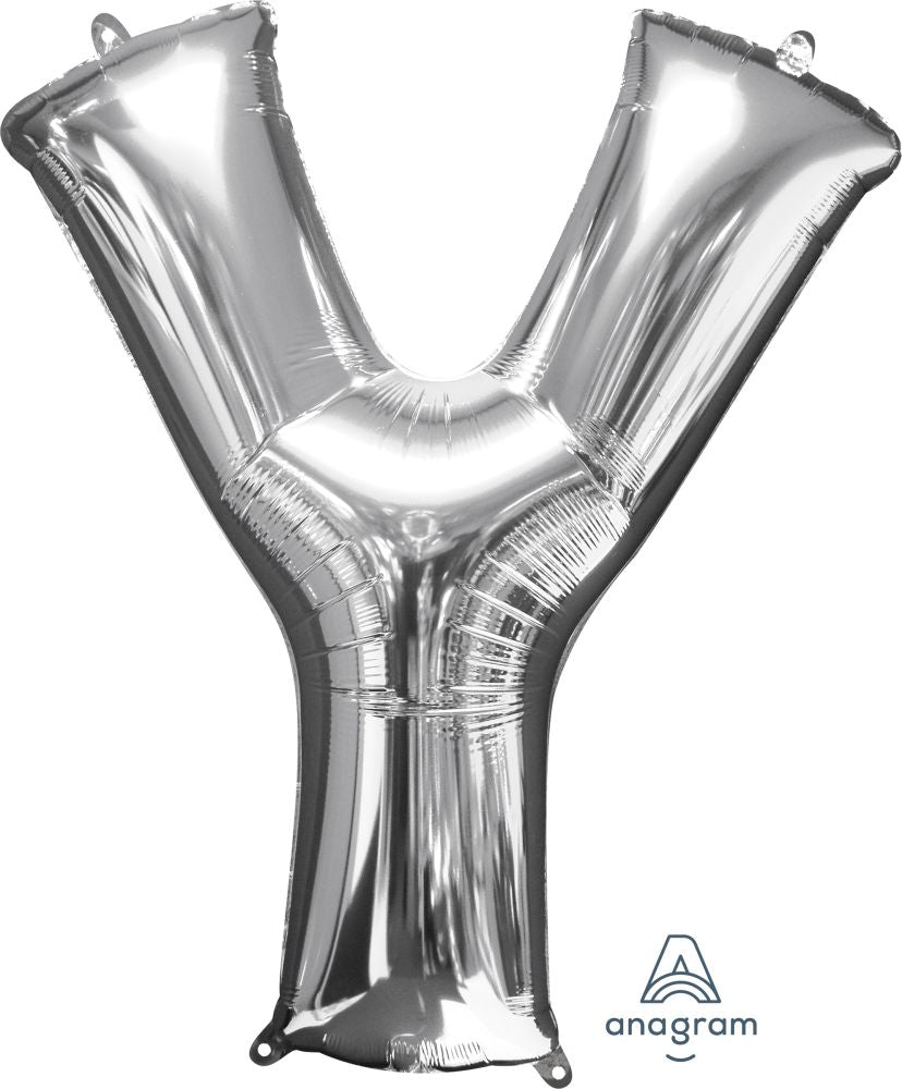 Silver Letter Foil Balloon