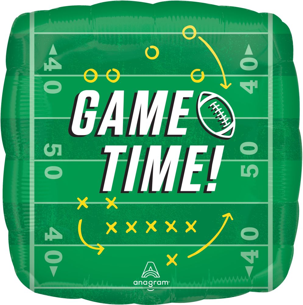 18" Game Time Football Balloon