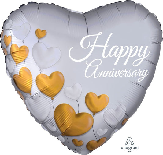 18" Happy Anniversary Balloon